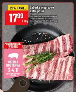 Polomarket Żeberka wieprzowe extra paski POLOmarket oferta