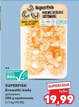 Kaufland Krewetki białe gotowane Superfish oferta