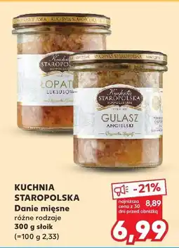 Kaufland Danie mięsne 300 g słoik różne rodzaje Kuchnia Staropolska oferta