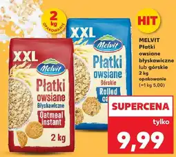 Kaufland Płatki owsiane błyskawiczne 2 kg MELVIT oferta
