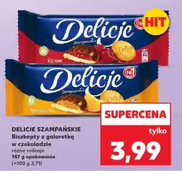Kaufland Biszkopty szampańskie z galaretką w czekoladzie różne rodzaje Delicje oferta