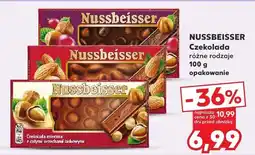 Kaufland Czekolada 100 g różne rodzaje Nussbeisser oferta
