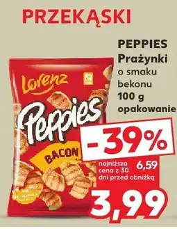 Kaufland Prażynki o smaku bekonu 100 g Peppies oferta