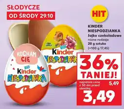 Kaufland Jajko niespodzianka czekoladowe różne rodzaje Kinder oferta