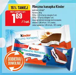 Polomarket Mleczna kanapka Kinder wybrane rodzaje Ferrero oferta