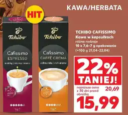 Kaufland Kawa w kapsułkach Cafissimo Caffè Crema Tchibo oferta