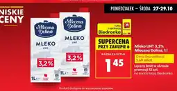 Biedronka Mleko UHT 3,2% 1 l Mleczna Dolina oferta