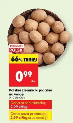 Biedronka Ziemniaki polskie jadalne na wagę Biedronka oferta