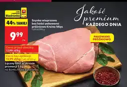 Biedronka Szynka wieprzowa bez kości pakowana próżniowo Kraina Mięs oferta