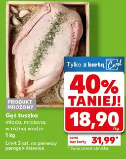 Kaufland Gęś tuszka oferta