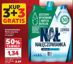 Kaufland Woda mineralna Nałęczowianka oferta