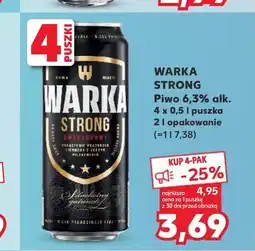 Kaufland Piwo Warka Strong oferta