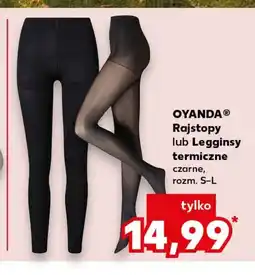 Kaufland Legginsy termiczne Oyanda oferta