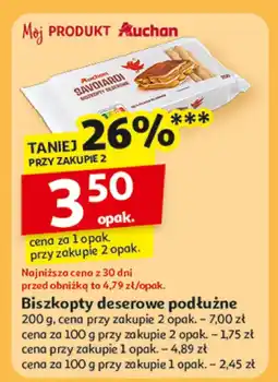 Auchan Biszkopty Auchan oferta