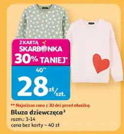 Auchan Bluza dziewczęca oferta