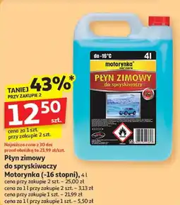 Auchan Płyn do spryskiwaczy zimowy Motorynka oferta