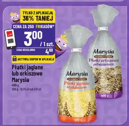 Polomarket Płatki jaglane lub orkiszowe Marysia oferta