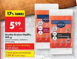 Biedronka Szynka Kraina Wędlin, 100 g szwarcwaldzka, delikatna oferta