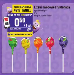 Polomarket Lizaki owocowe Fruktonada różne rodzaje oferta