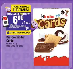 Polomarket Ciastka Kinder Cards Ferrero oferta