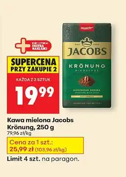 Biedronka Kawa mielona Jacobs Krönung oferta