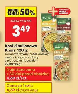 Biedronka Kostki bulionowe Knorr oferta