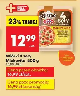 Biedronka Ser Wiórki 4 sery Mlekovita oferta