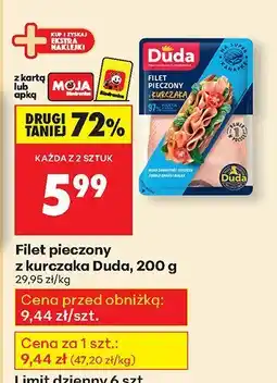 Biedronka Filet pieczony z kurczaka Duda oferta