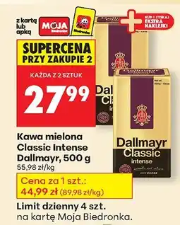 Biedronka Kawa mielona Classic Intense 500 g Dallmayr oferta