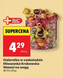 Biedronka Galaretka w czekoladzie Mieszanka Krakowska różne rodzaje Wawel oferta