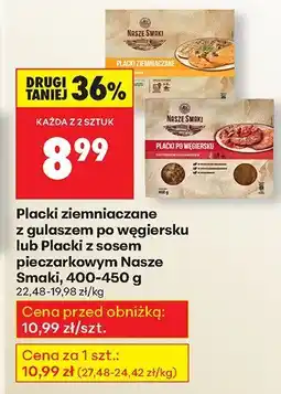 Biedronka Placki ziemniaczane z gulaszem po węgiersku Nasze Smaki, 400-450 g oferta