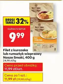 Biedronka Filet z kurczaka Nasze Smaki, 400 g oferta