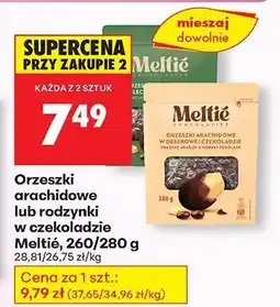 Biedronka Orzeszki arachidowe w czekoladzie Meltié oferta