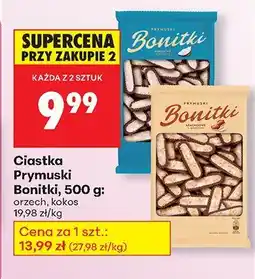 Biedronka Ciastka Prymski Bonitki orzech oferta