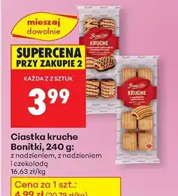Biedronka Ciastka kruche Bonitki z nadzieniem oferta