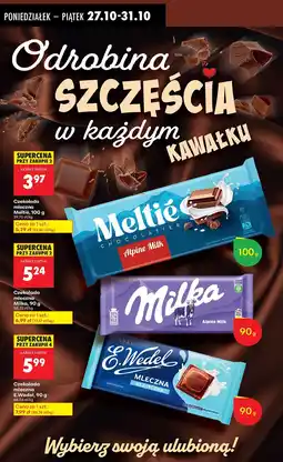 Biedronka Czekolada mleczna klasyczna E.Wedel oferta