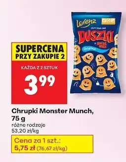 Biedronka Chrupki Monster Munch Lorenz oferta