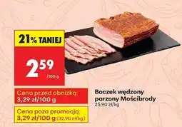 Biedronka Boczek wędzony parzony Mościbrody oferta