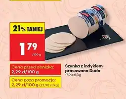 Biedronka Szynka z indykiem prasowana Duda oferta