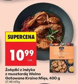 Biedronka Żołądki z indyka z musztardą Wolno Gotowane Kraina Mięs oferta