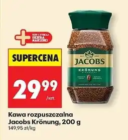 Biedronka Kawa rozpuszczalna Krönung Jacobs oferta