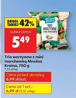Biedronka Trio warzywne z mini marchewką Mroźna Kraina oferta