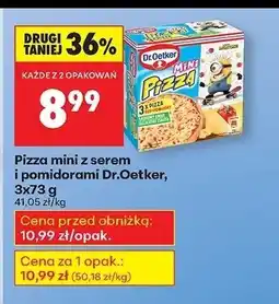 Biedronka Pizza mini z serem i pomidorami Dr.Oetker oferta