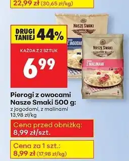 Biedronka Pierogi z owocami z jagodami Nasze Smaki oferta