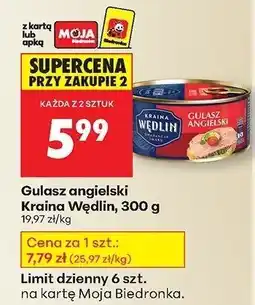 Biedronka Gulasz angielski 300 g Kraina Wędlin oferta