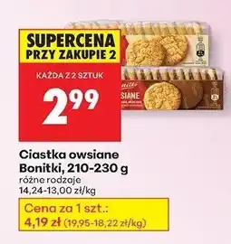 Biedronka Ciastka owsiane różne rodzaje Basia oferta