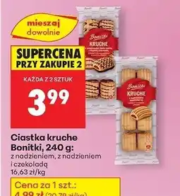 Biedronka Ciastka kruche z nadzieniem Bonitki oferta