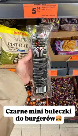 Biedronka Mini bułeczki czarne do burgerów Burak Mix Biedronka oferta