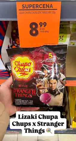 Biedronka Lizaki Chupa Chups Stranger Things mix 120g oferta