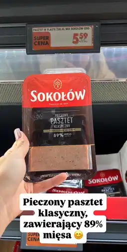 Biedronka Pasztet pieczony klasyczny 130g Sokołów oferta